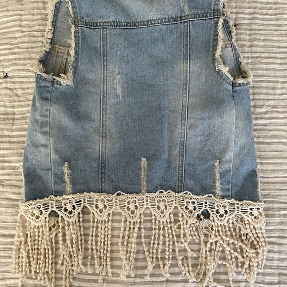 ML KIDS Girls Jean Jacket Size 6 - Picture 4 of 5